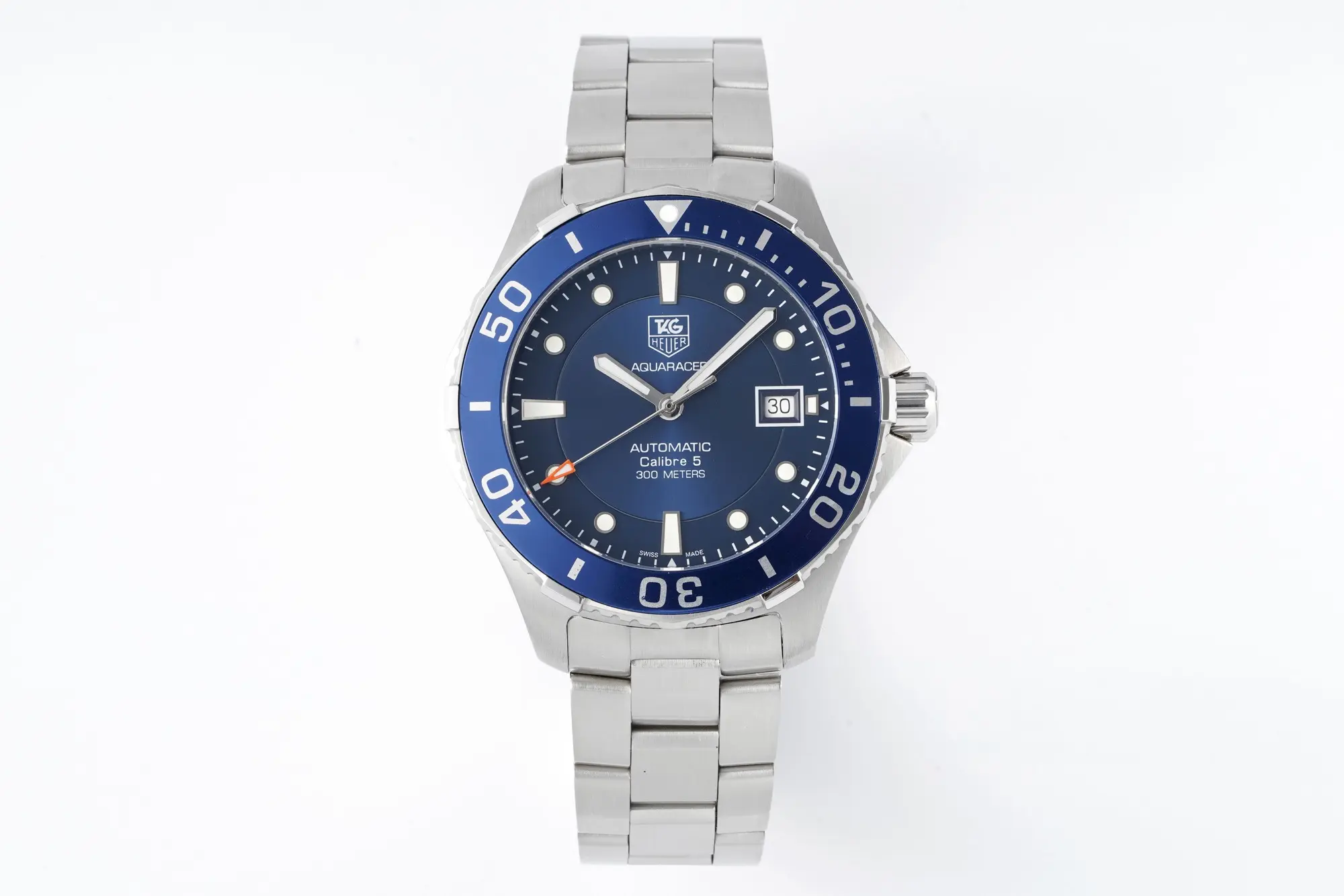 XF Factory TAG Heuer Series Watch – Blue Dial, Stainless Steel, Automatic Movement, Waterproof 100m, Super Clone Replica Edition Effortless 4089