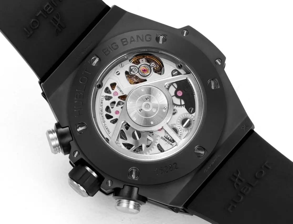 GS Factory Hublot Big Bang Unico Black Magic 45mm  Ceramic Watch with Rubber Strap – Super Clone Excellence HighPerformance 1078
