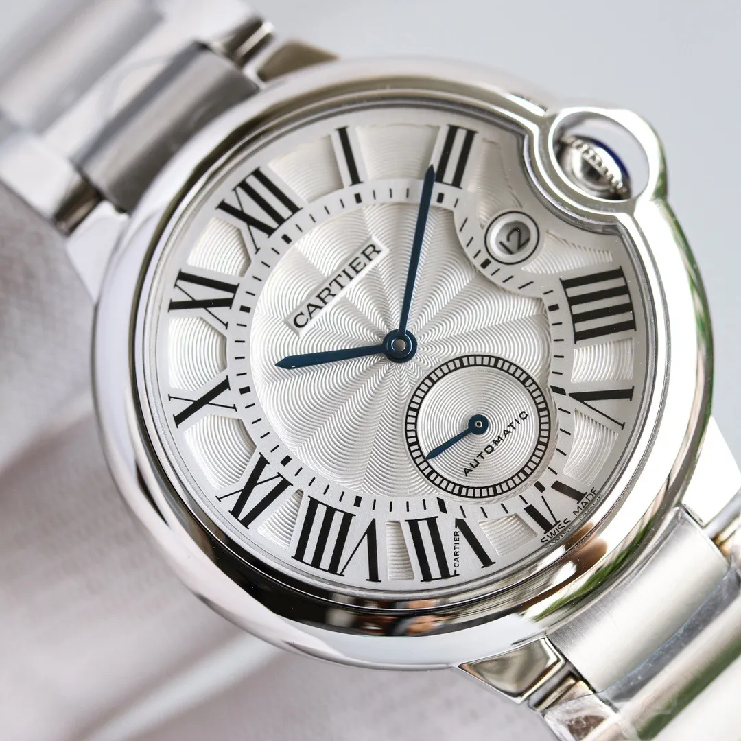 Cartier Ballon Bleu Two Hand Watch Silver – High-Quality Replica Watches & Fake Cartier Collection RelaxedFit 2691