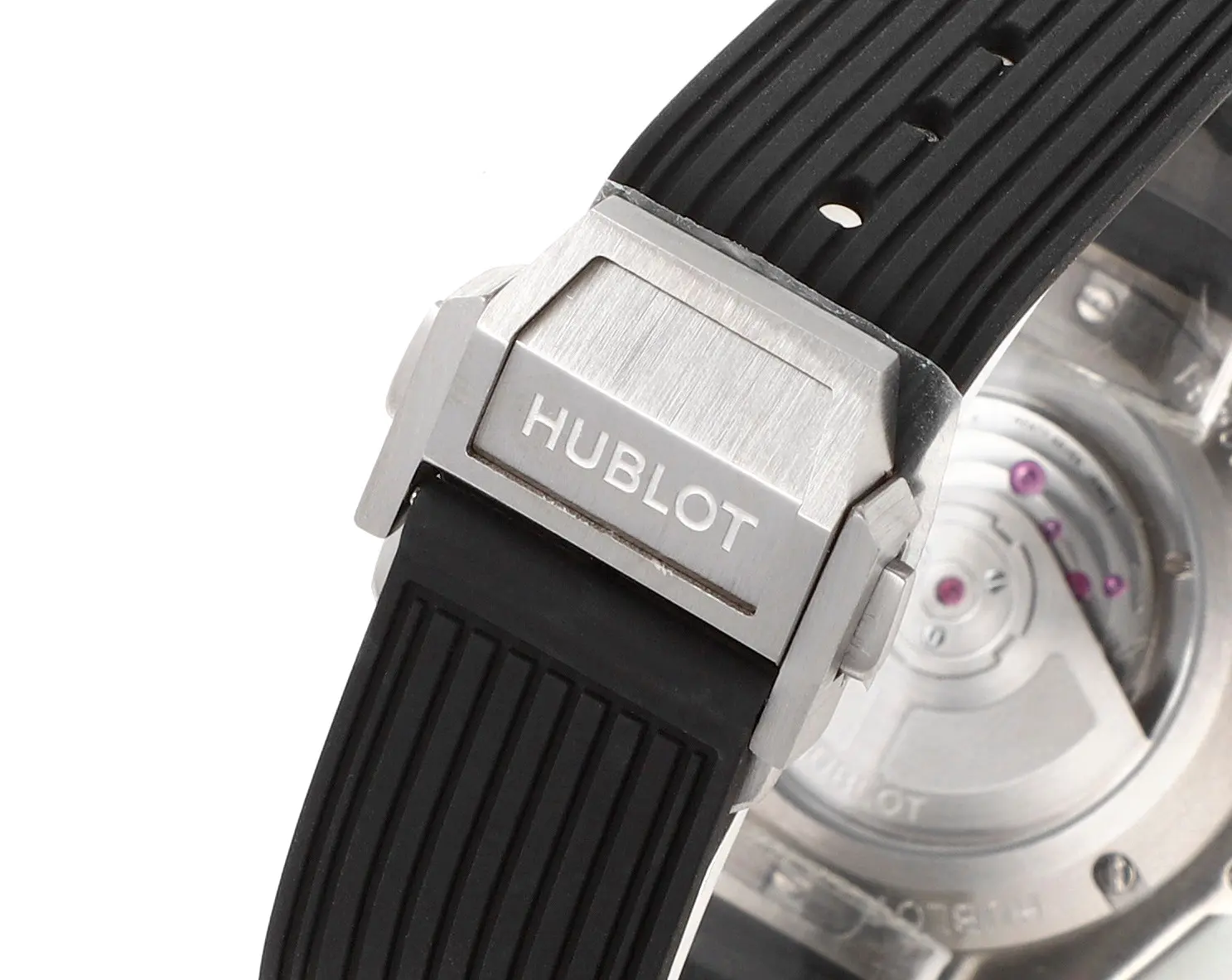 WWF Factory Hublot Big Bang One-Click 39mm Stainless Steel White Pave Watch with Black Strap – Super Clone Edition Effortless 923