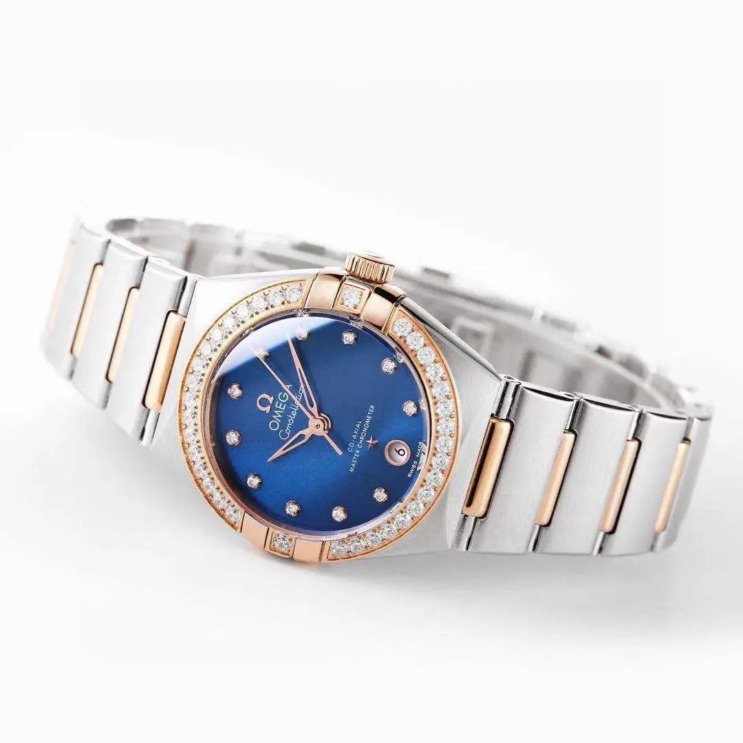 Omega Constellation 29mm Blue Dial Two-Tone VSF Watch Replica –  Quality VSF Timepiece HighQuality 423