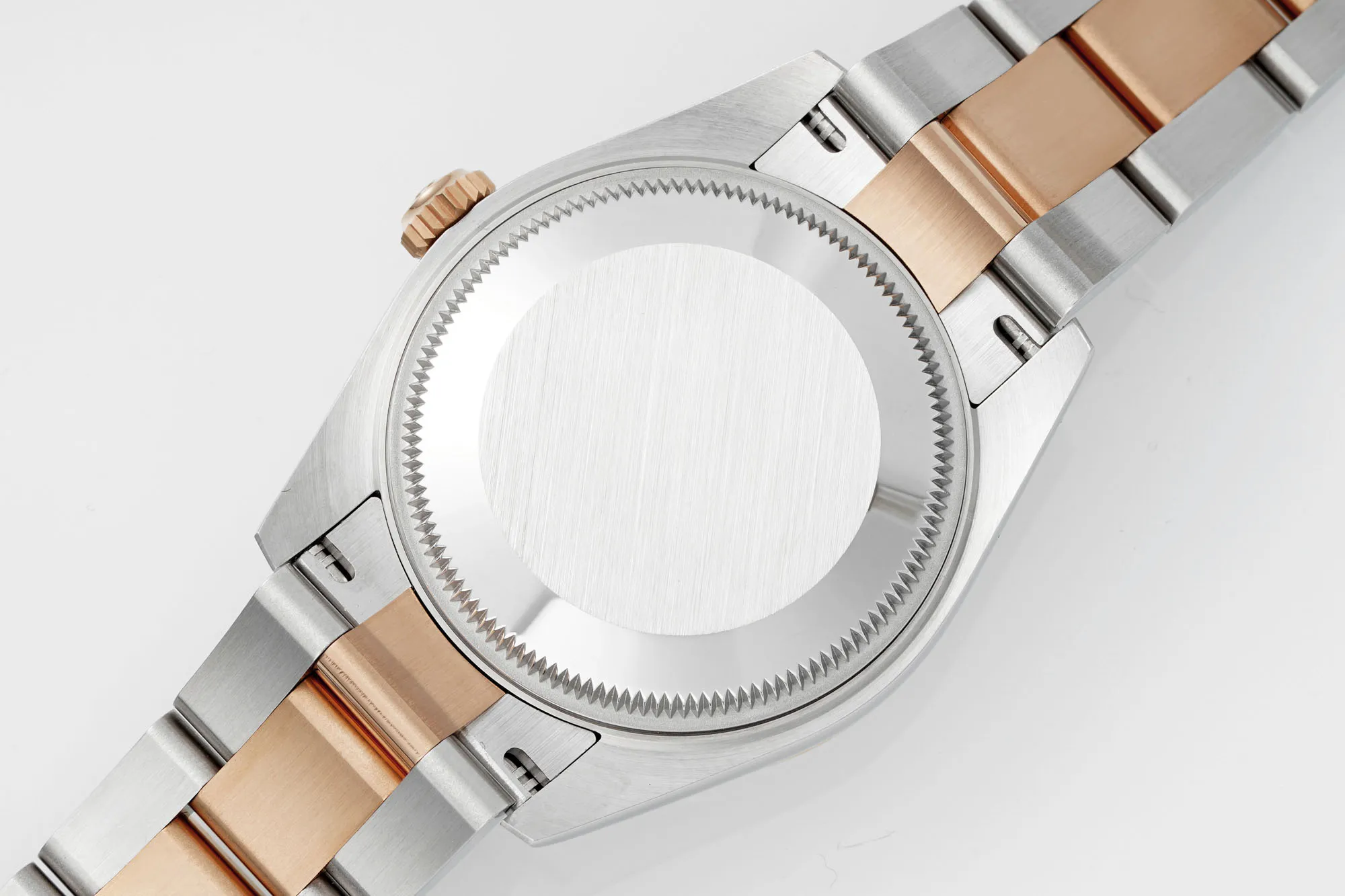 Attractive AR Factory Rolex Datejust 31mm Two-Tone Rose Gold and Steel Ladies Watch with Pink Diamond-Set Dial and Bezel 4993
