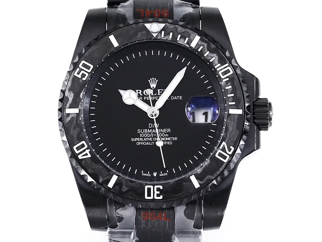 VS Factory Rolex Submariner PARAKEET – Black Custom Carbon Fiber Bezel, Gradient Green Dial Timepieces MoistureWicking 337