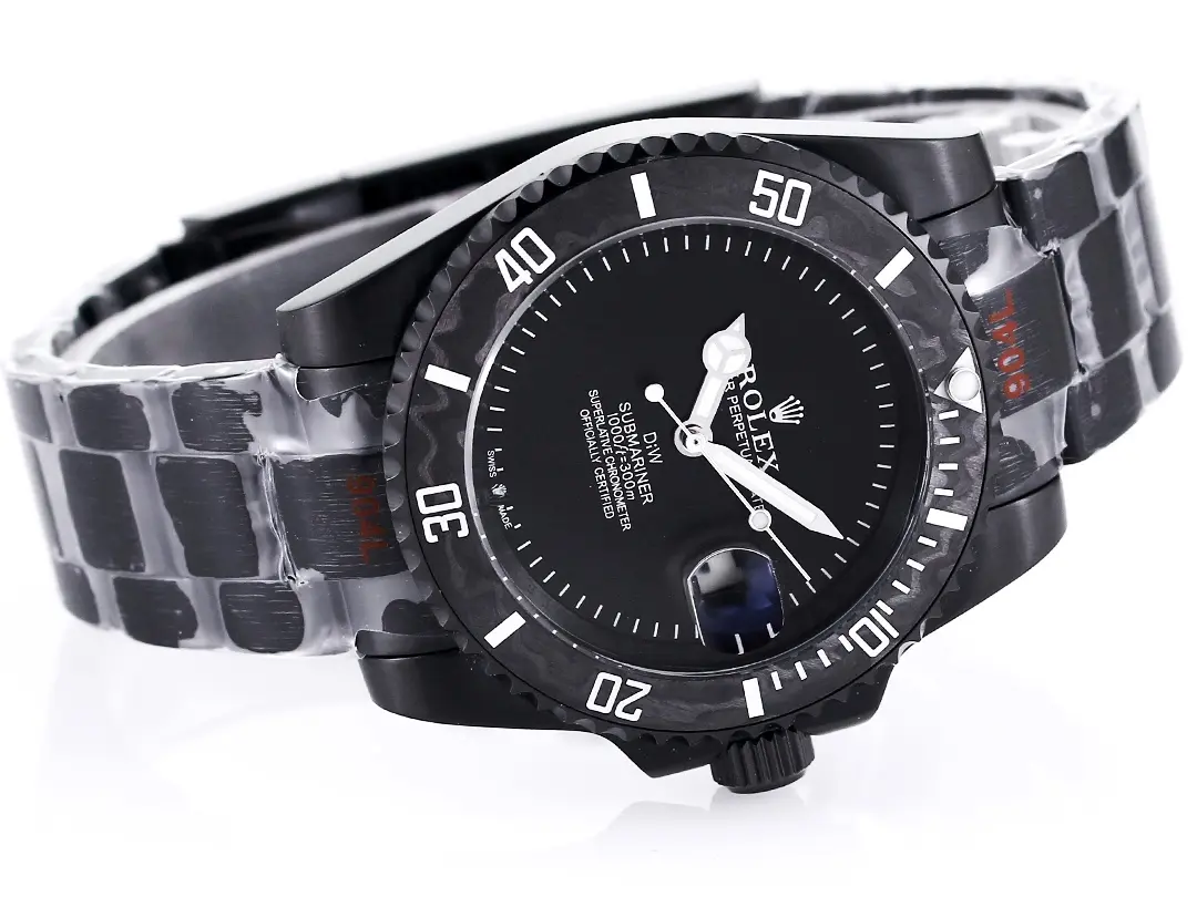 VS Factory Rolex Submariner PARAKEET – Black Custom Carbon Fiber Bezel, Gradient Green Dial Timepieces MoistureWicking 337