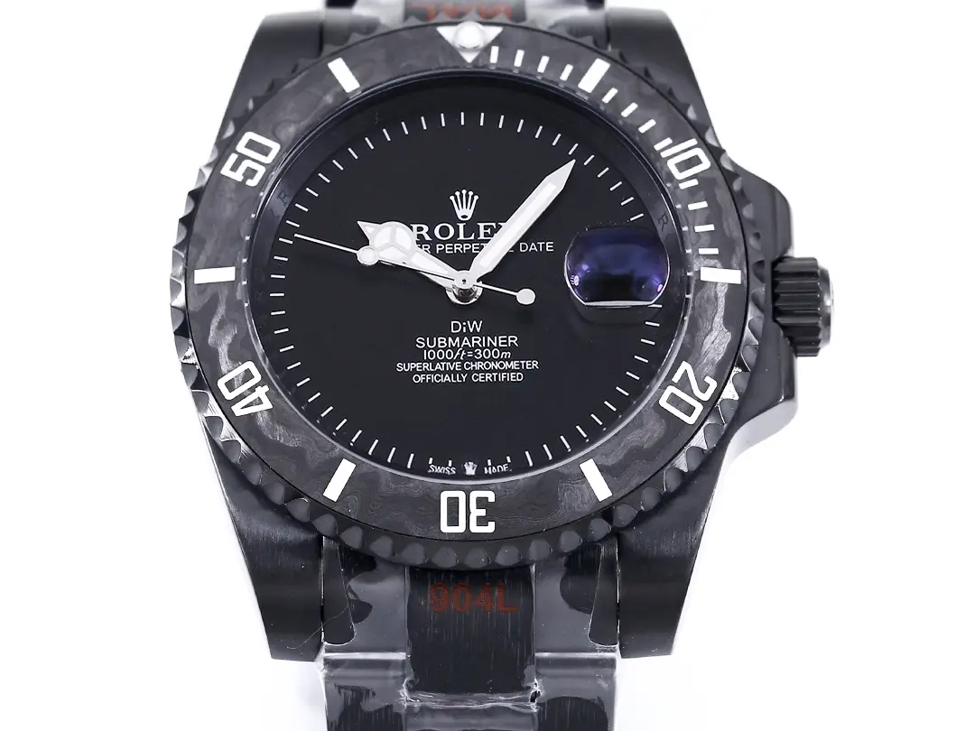 VS Factory Rolex Submariner PARAKEET – Black Custom Carbon Fiber Bezel, Gradient Green Dial Timepieces MoistureWicking 337