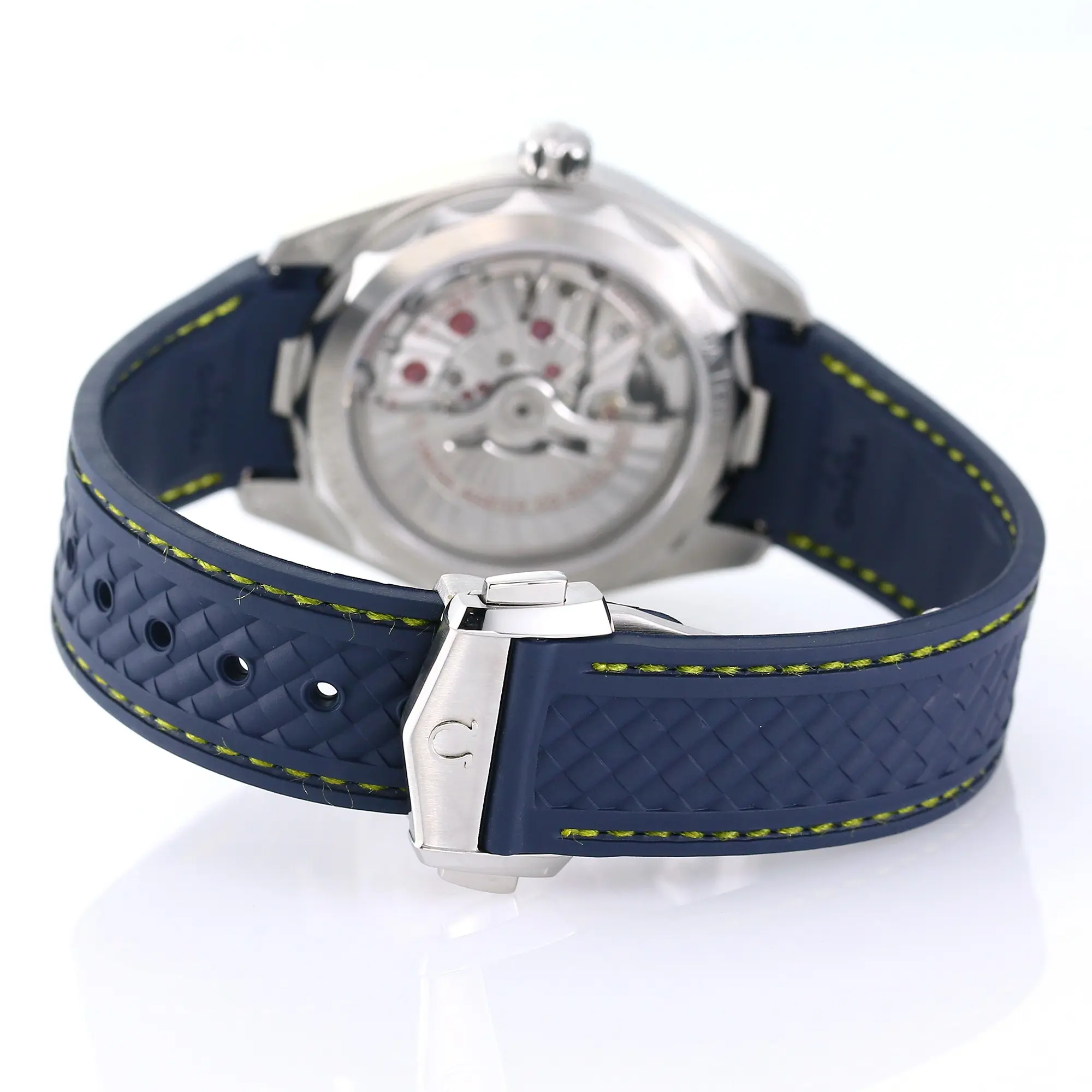 FlexibleFit VS Factory Omega Seamaster Aqua Terra Blue Dial Rubber Strap –  VSF Watches Collection 511