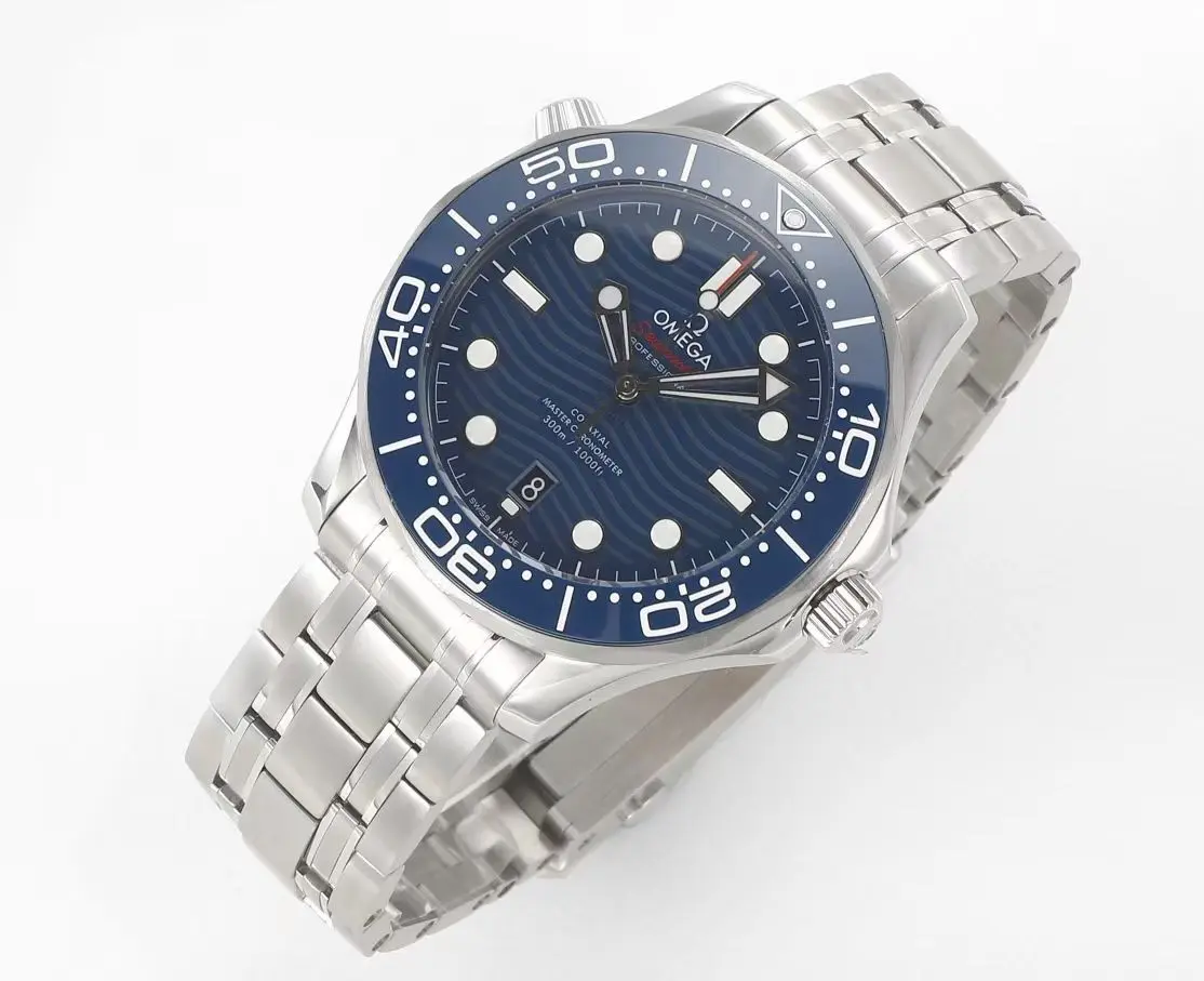 TimelessDesign VS Factory OMEGA Seamaster Planet Ocean 600m Co-Axial Master Chronometer 42mm Diver’s Watch – Blue Dial, Stainless Steel Bracelet by VSF Watches Brand 481