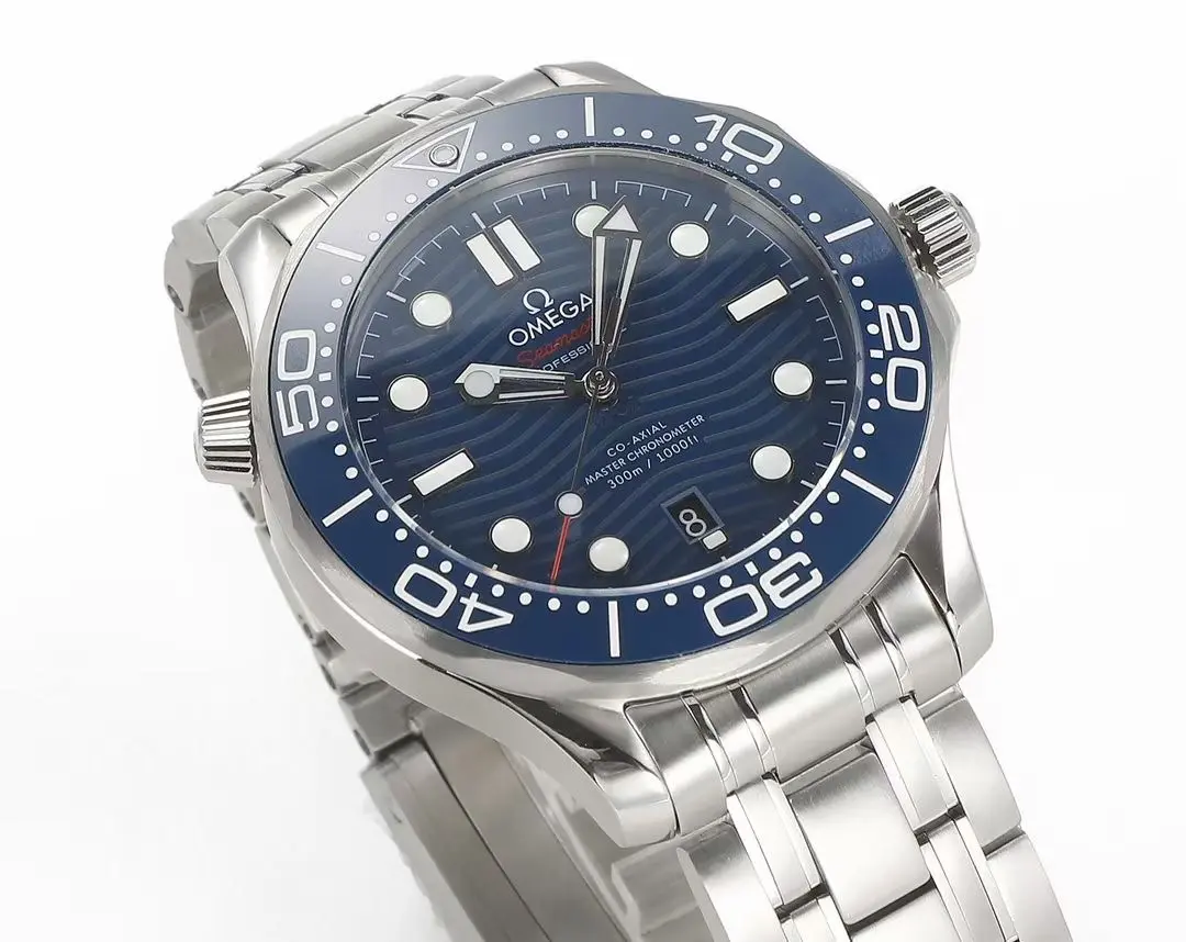 TimelessDesign VS Factory OMEGA Seamaster Planet Ocean 600m Co-Axial Master Chronometer 42mm Diver’s Watch – Blue Dial, Stainless Steel Bracelet by VSF Watches Brand 481