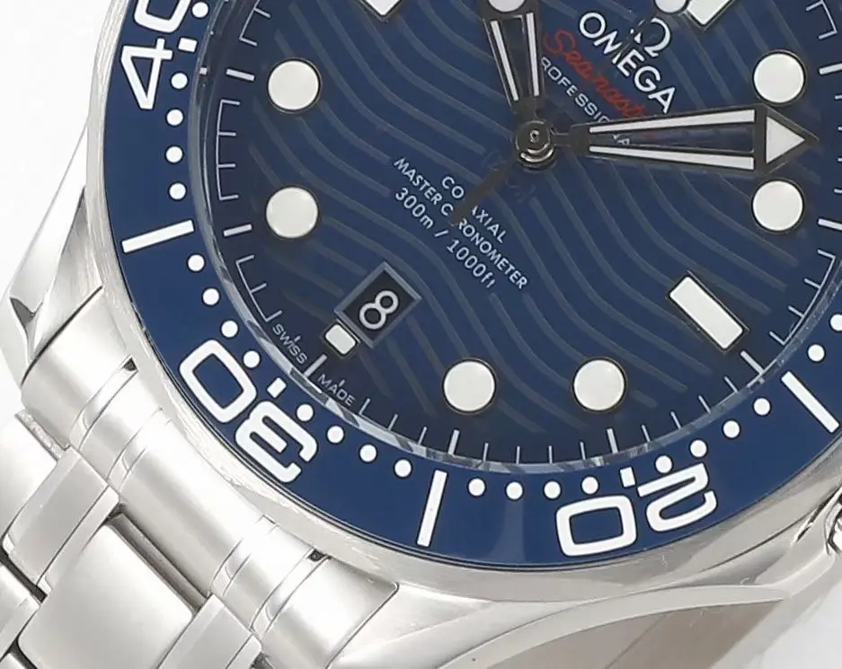 TimelessDesign VS Factory OMEGA Seamaster Planet Ocean 600m Co-Axial Master Chronometer 42mm Diver’s Watch – Blue Dial, Stainless Steel Bracelet by VSF Watches Brand 481