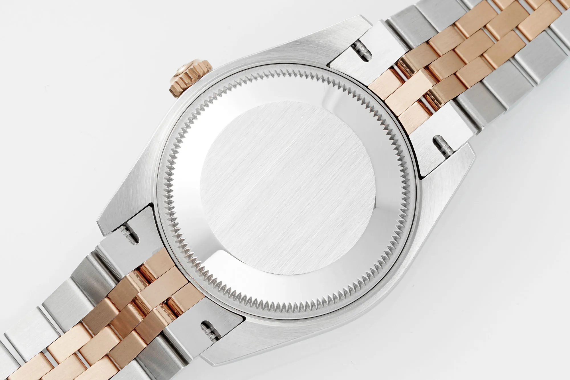 Cozy AR Factory Rolex Lady-Datejust 31mm Chocolate Brown Dial Diamond-Set Bezel Everose Rolesor Jubilee Bracelet Watch 4891