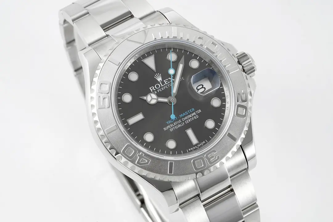 Rolex Yacht-Master 40mm Stainless Steel Watch with Black Dial and Oyster Bracelet –  Timepieces Stretchable 340