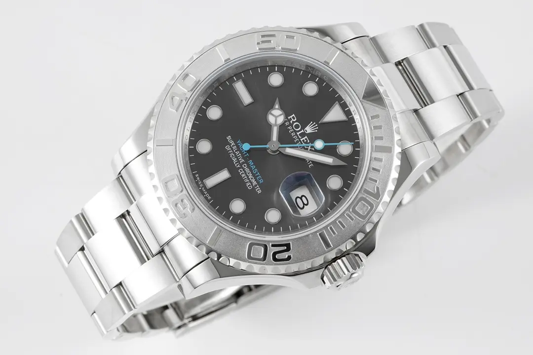 Rolex Yacht-Master 40mm Stainless Steel Watch with Black Dial and Oyster Bracelet –  Timepieces Stretchable 340