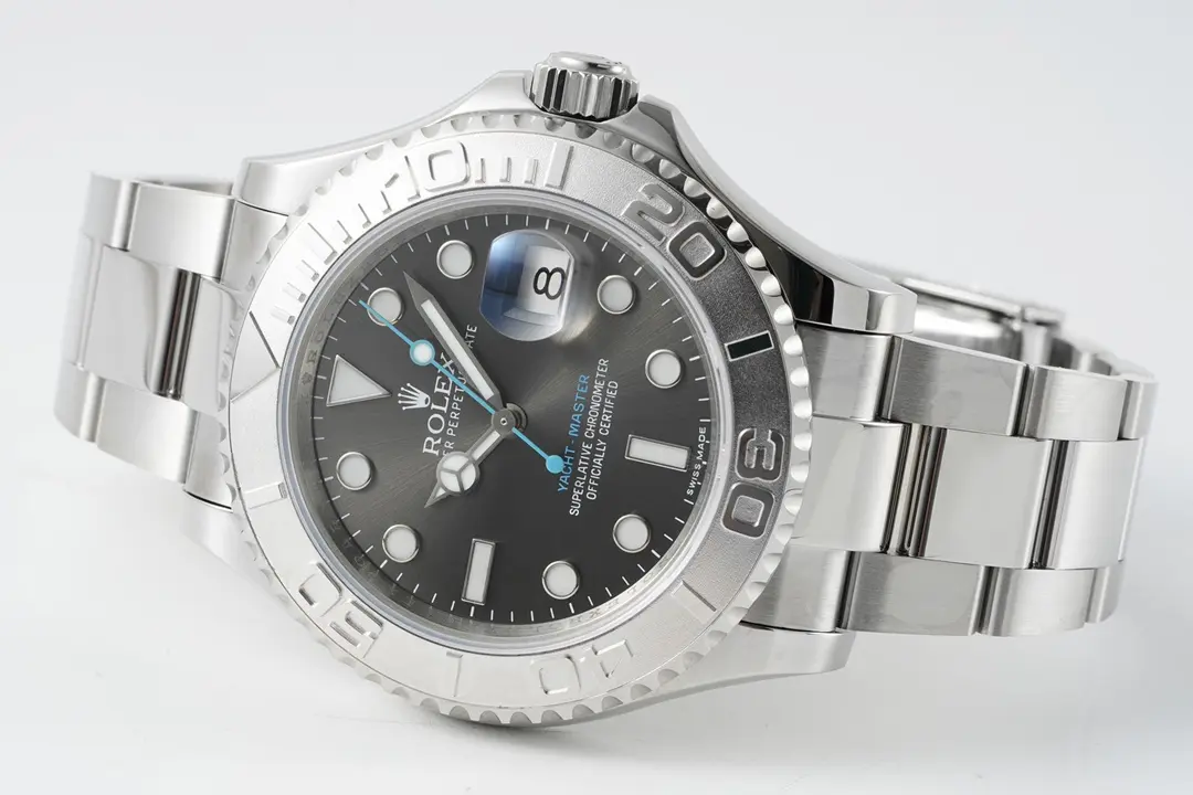 Rolex Yacht-Master 40mm Stainless Steel Watch with Black Dial and Oyster Bracelet –  Timepieces Stretchable 340