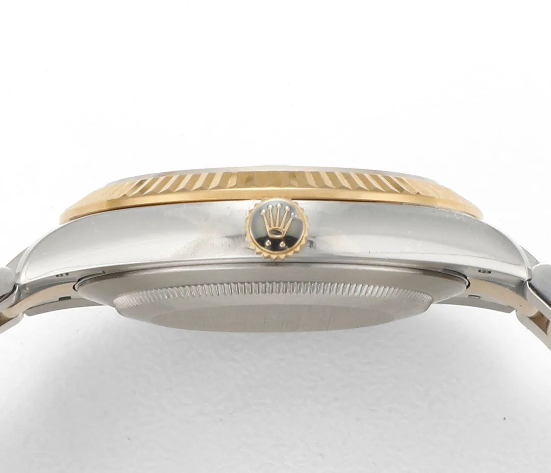 Thermal AR Factory Rolex Datejust 41mm Two-Tone Yellow Gold and Stainless Steel Watch with Fluted Bezel, Champagne Textured Dial, and Jubilee Bracelet 219