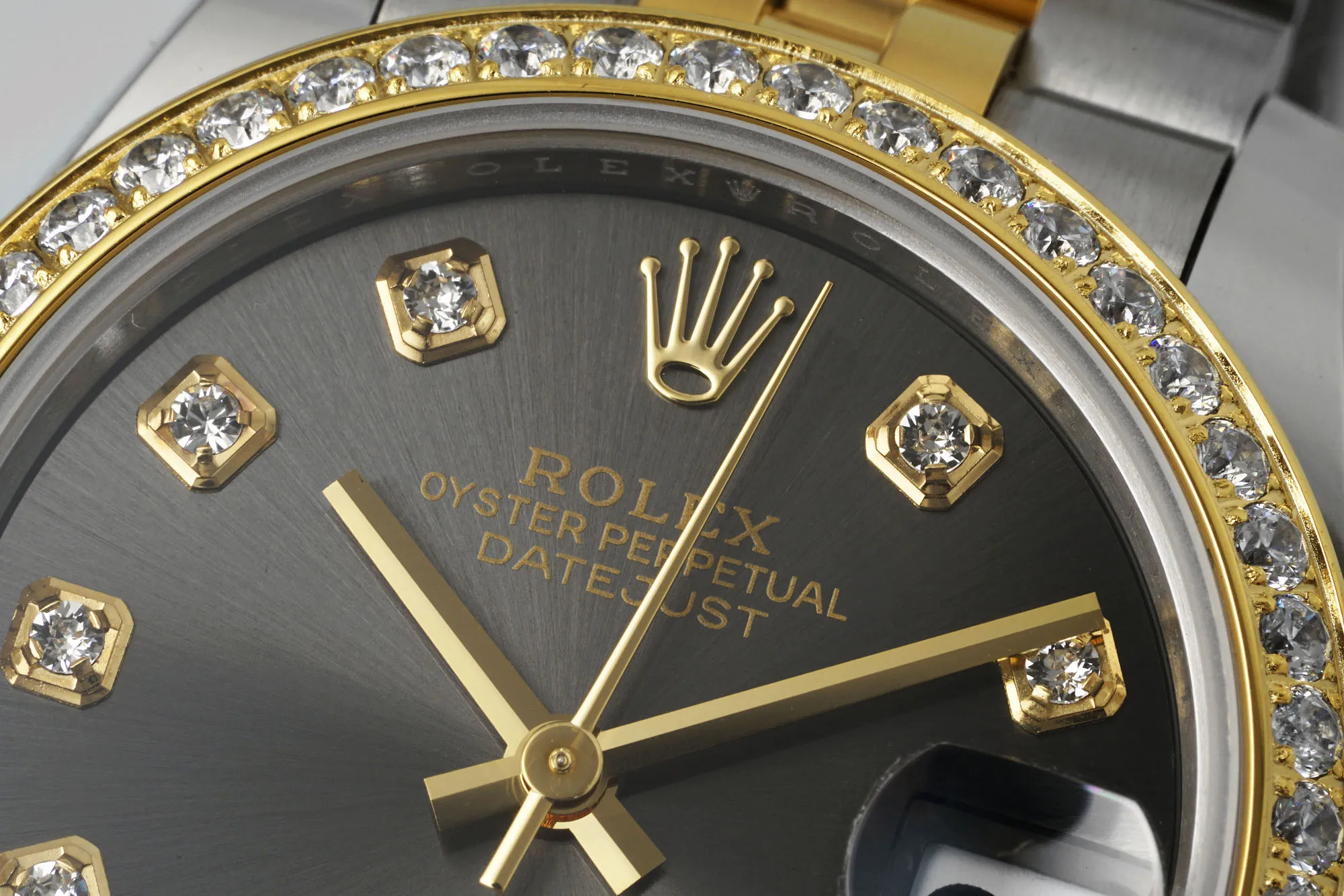 Seasonal AR Factory Rolex Datejust 31mm Two-Tone Yellow Gold and Stainless Steel Black Dial Diamond Bezel and Markers Women’s Luxury Watch 198