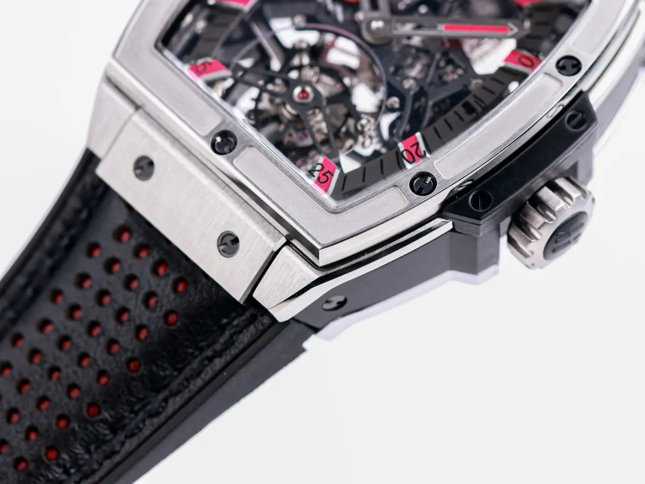 BB Factory Hublot Masterpiece 906 Tourbillon Watch – Rose Gold Platinum, Black and Red Leather Strap, Manual Wind Movement, Super Clone Edition OdorResistant 1388