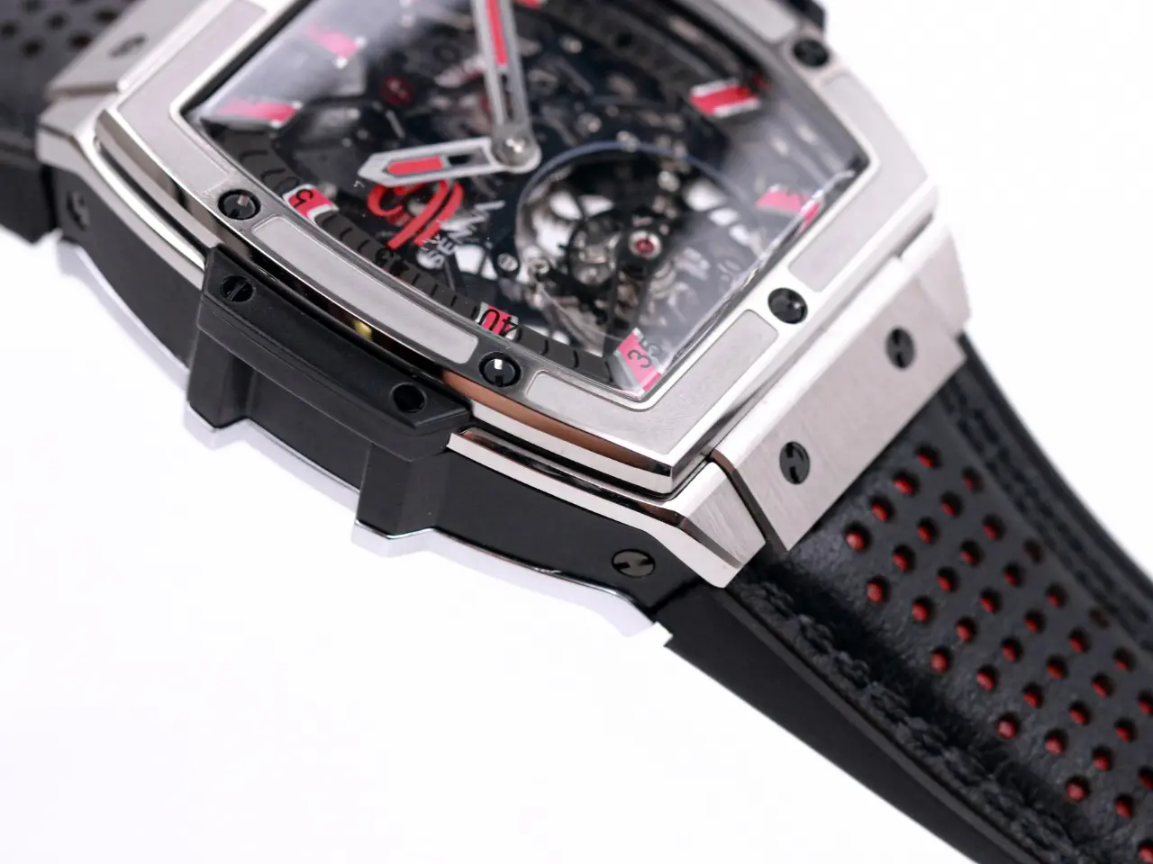 BB Factory Hublot Masterpiece 906 Tourbillon Watch – Rose Gold Platinum, Black and Red Leather Strap, Manual Wind Movement, Super Clone Edition OdorResistant 1388