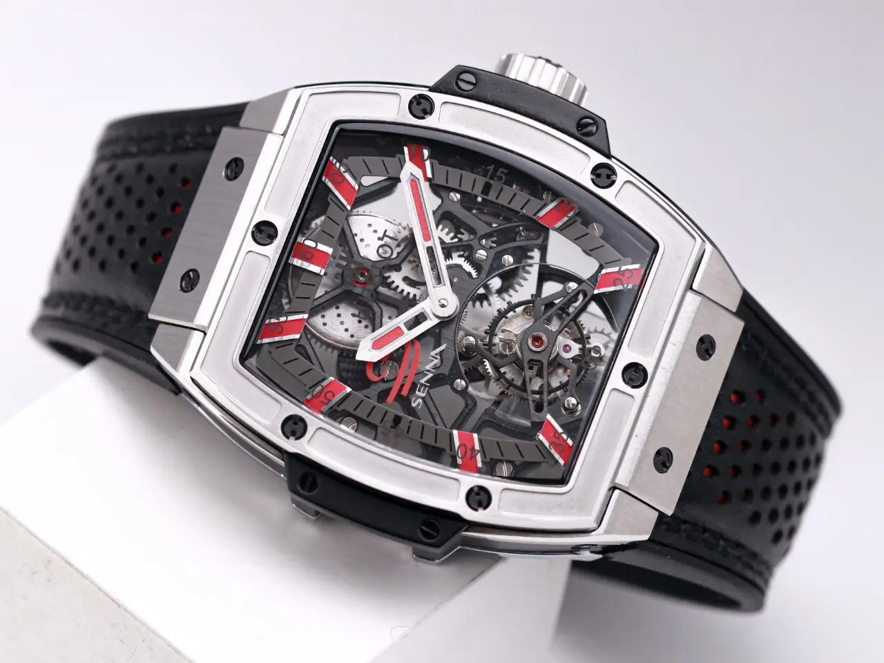 BB Factory Hublot Masterpiece 906 Tourbillon Watch – Rose Gold Platinum, Black and Red Leather Strap, Manual Wind Movement, Super Clone Edition OdorResistant 1388