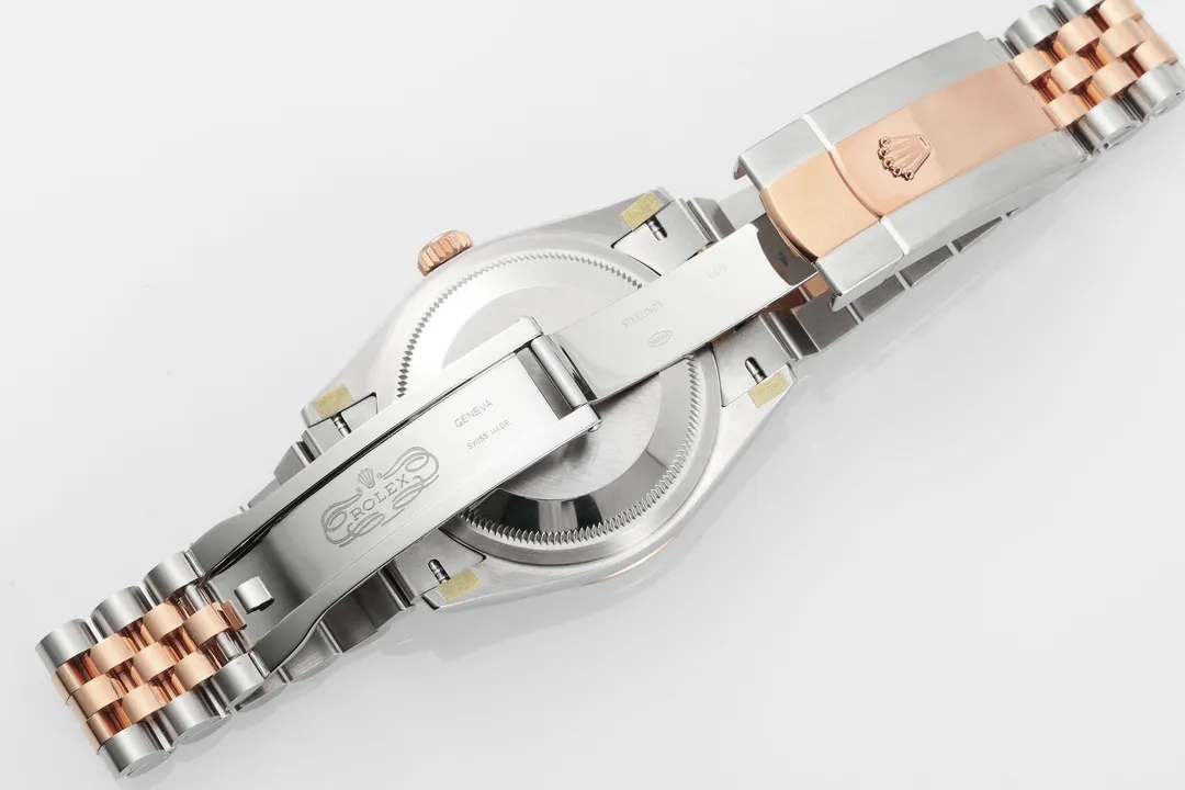 Effortless VS Factory Rolex Datejust 36mm Two-Tone Stainless Steel and Rose Gold Jubilee Bracelet Watch 289