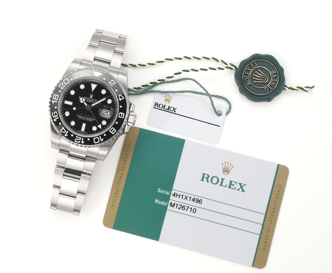 Comfortable AR Factory Rolex GMT-Master II 40mm Black Dial Ceramic Bezel Stainless Steel Automatic Watch 371