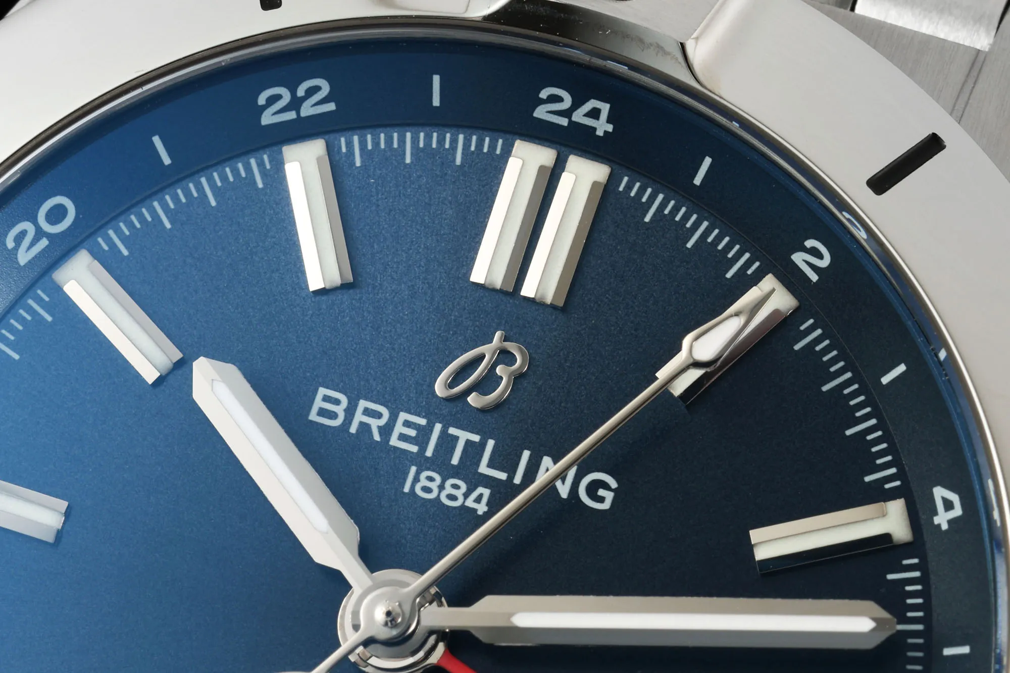 ComfortFit BLS Factory Breitling Endurance Pro Blue Dial Stainless Steel Bracelet Quartz Men’s Watch 2675