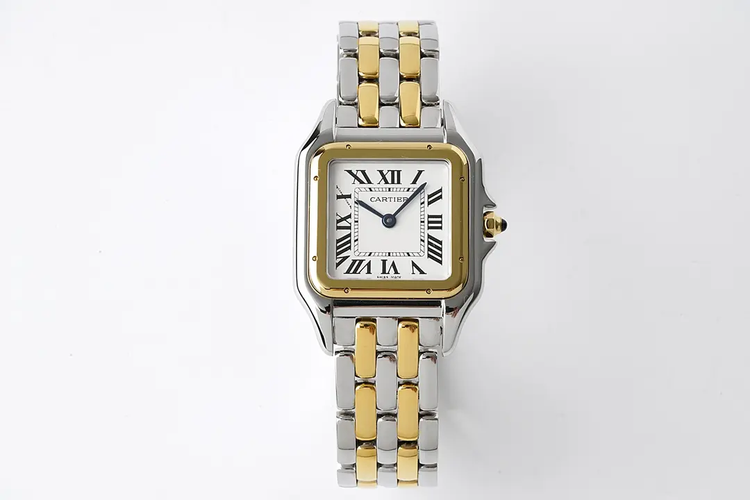 3K Factory Cartier Panthere de Cartier Watch Silver Gold Small 22MM- Best Replica Watch HighQuality 2823