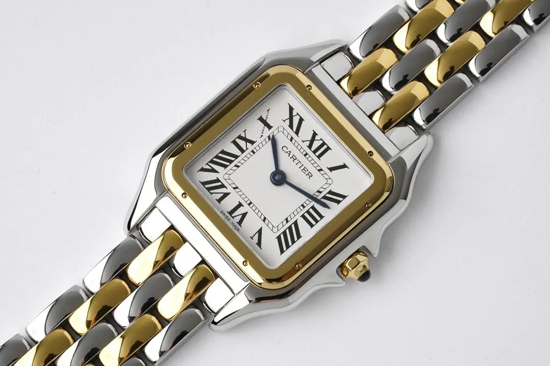 3K Factory Cartier Panthere de Cartier Watch Silver Gold Small 22MM- Best Replica Watch HighQuality 2823