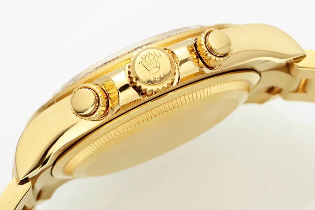 EasyCare BT Factory Rolex Daytona Watch – Gold with Black Dial – Limited Stock VSF Watches Edition 4842