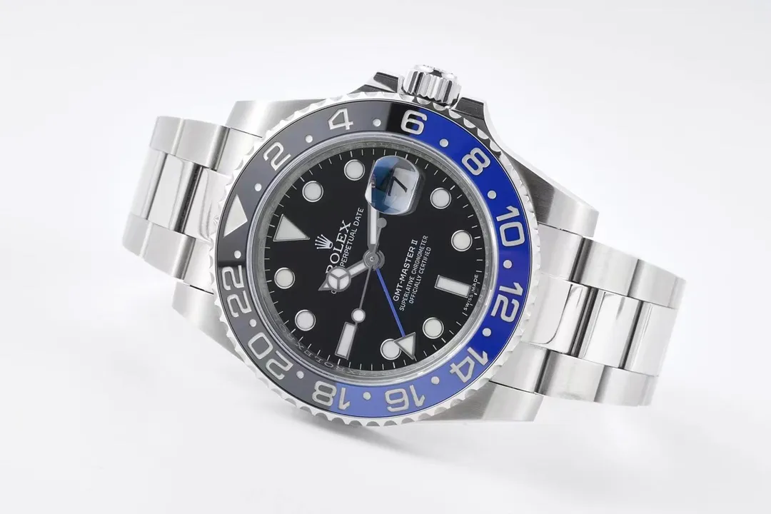 AR Factory Rolex GMT-Master II Batman Blue and Black Ceramic Bezel Automatic Watch 40mm Modern 369