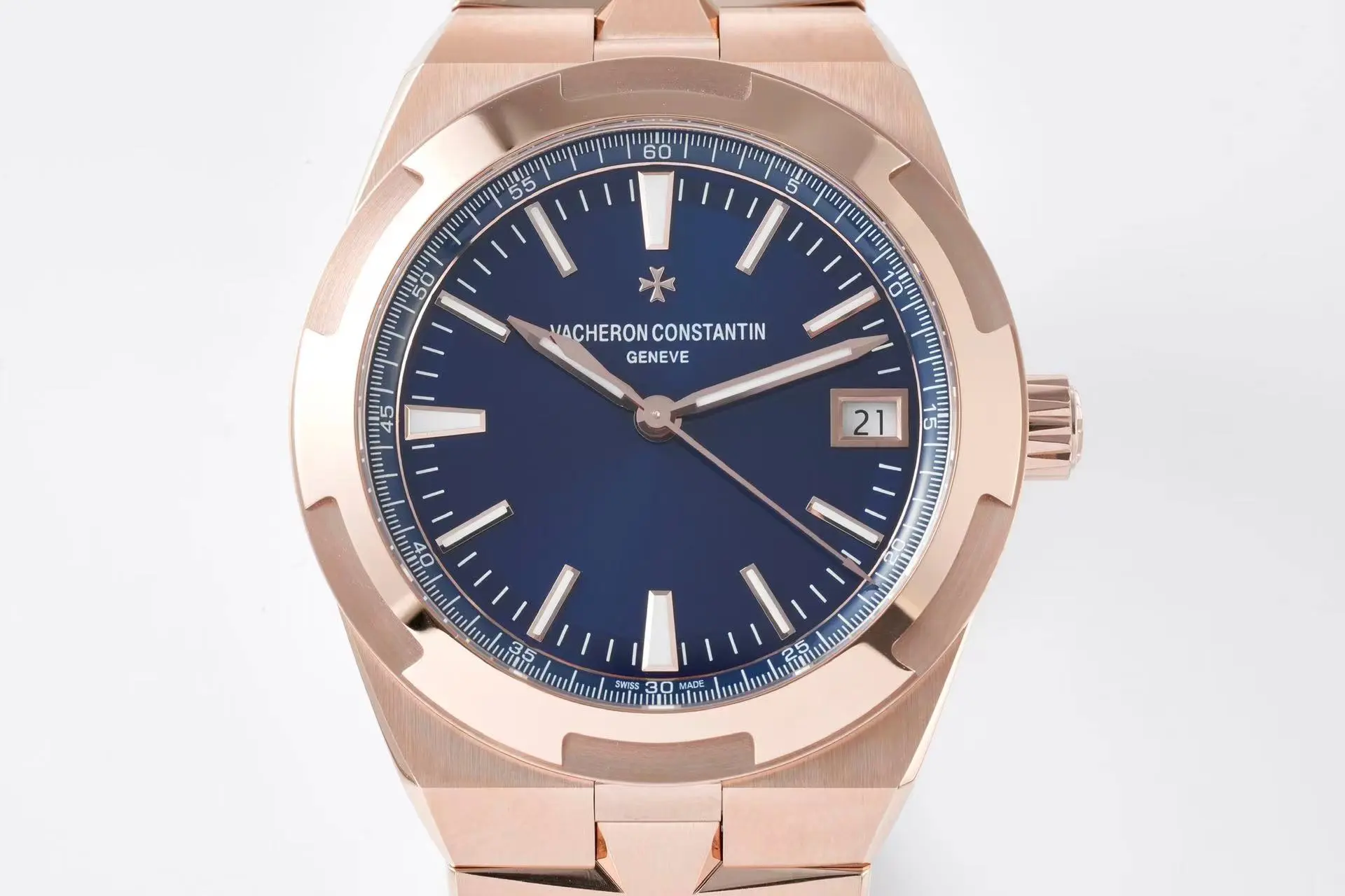MKS Factory Vacheron Constantin Overseas 4500V Series – Rose Gold Case, Blue Dial, Automatic Super Clone Watch – Best Replica Quality Trendy 6676