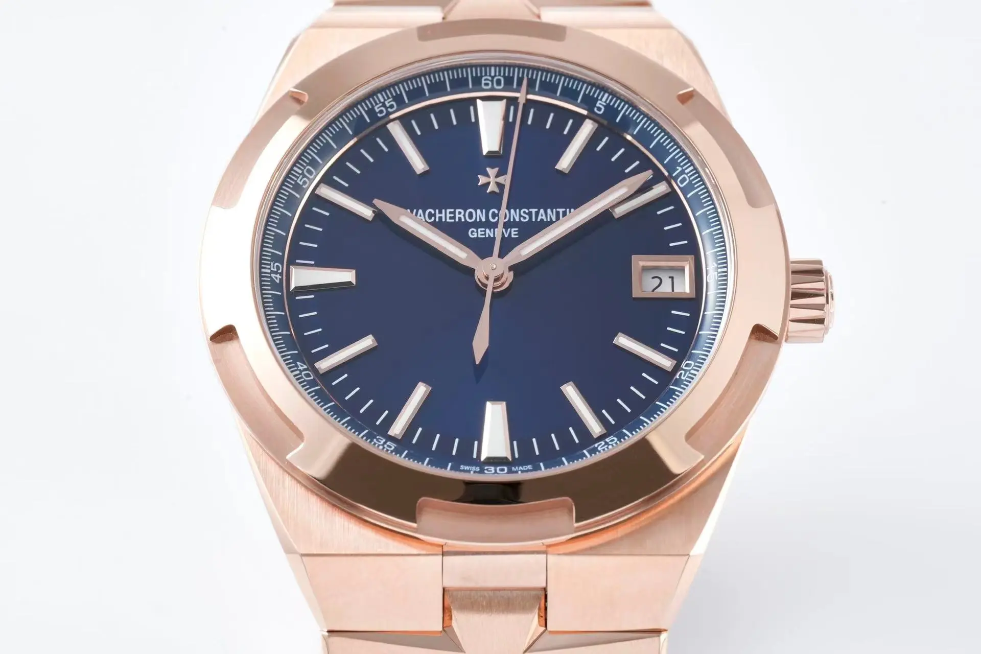 MKS Factory Vacheron Constantin Overseas 4500V Series – Rose Gold Case, Blue Dial, Automatic Super Clone Watch – Best Replica Quality Trendy 6676