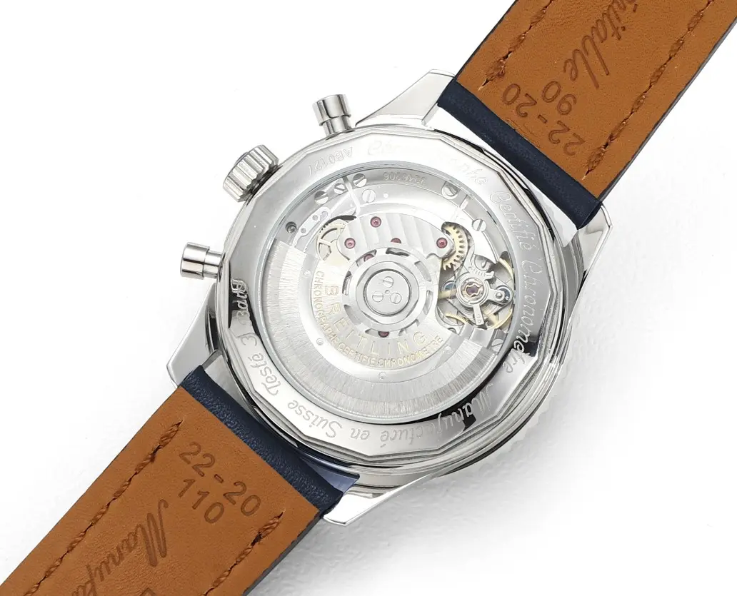 GF Factory Breitling Navitimer 1 B01 Chronograph Blue Leather –  Super Clone Watch Efficient 2423
