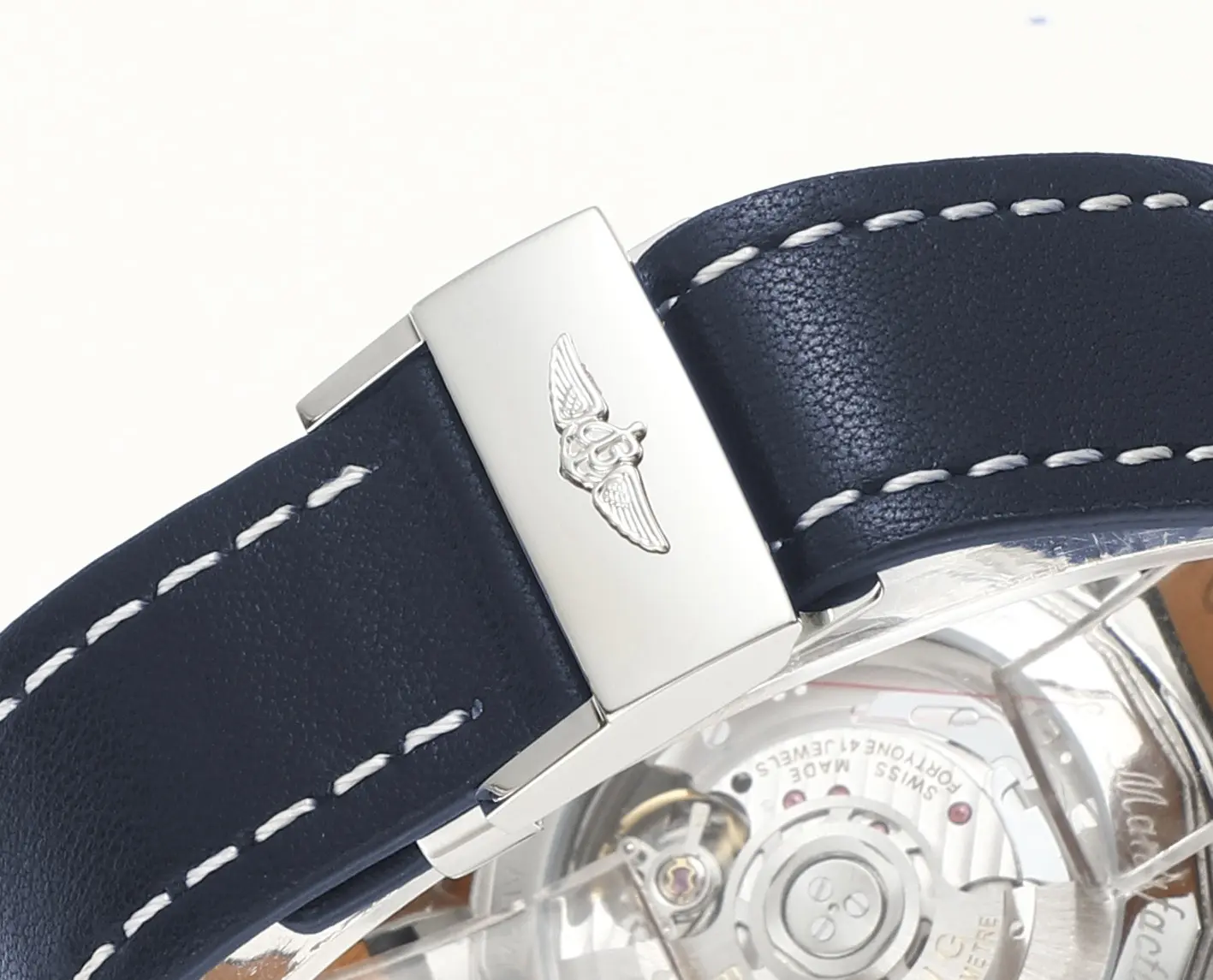 GF Factory Breitling Navitimer 1 B01 Chronograph Blue Leather –  Super Clone Watch Efficient 2423
