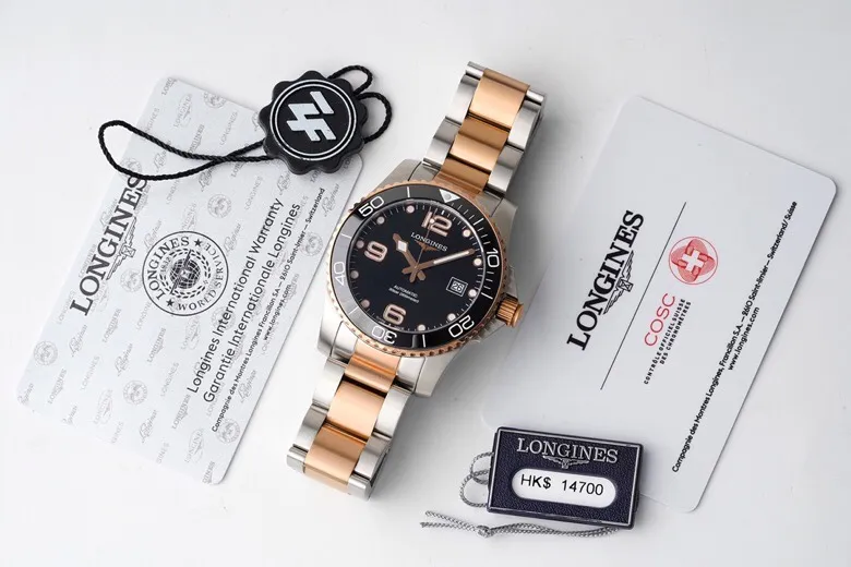 MultiPurpose RM Factory Longines Conquest Black Dial Two Tone Super Clone Watch – Best Replica Quality 3904