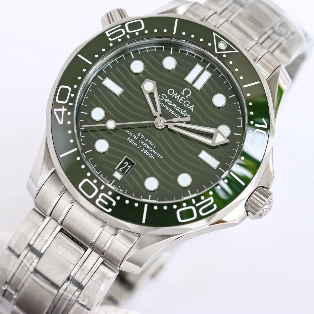 Lightweight VS Factory Omega Seamaster Green Ceramic Watch by VSF Watches –  Quality Timepiece 4399