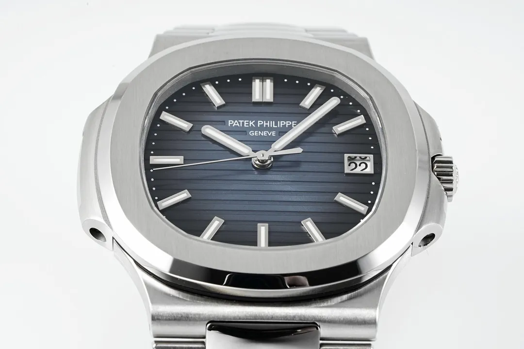 3K Factory Patek Philippe Nautilus Blue Dial Stainless Steel Automatic Men’s Luxury Watch Unique 5168