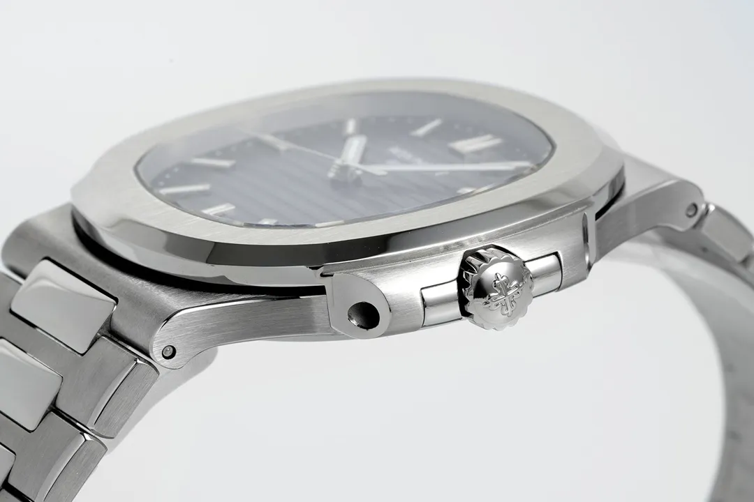 3K Factory Patek Philippe Nautilus Blue Dial Stainless Steel Automatic Men’s Luxury Watch Unique 5168