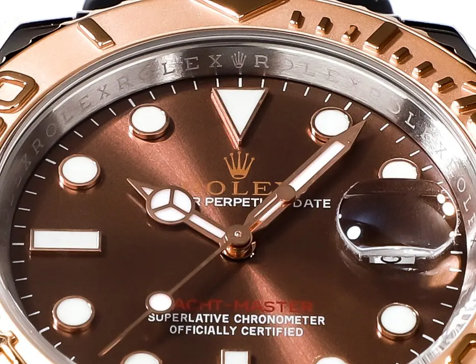 Lightweight Rolex Yacht-Master 42 Rose Gold & Stainless Steel Brown Dial VSF Luxury Watch Collection from VSF Watches 345
