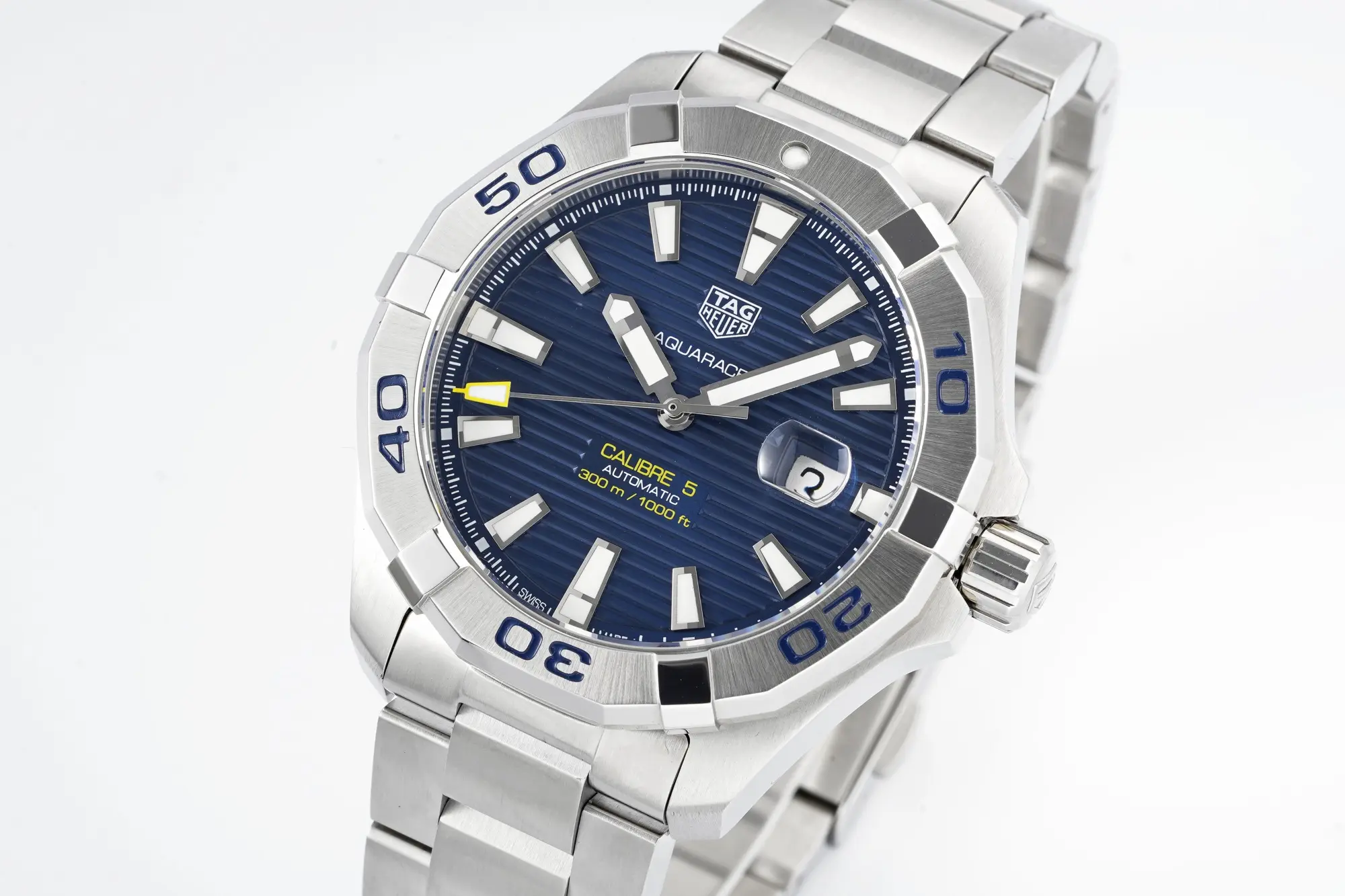 Practical V6 Factory TAG Heuer Series Watch – Silver Stainless Steel, Blue Dial, Formal &  Style, SW200 Movement, Premium Super Clone Watch 4097