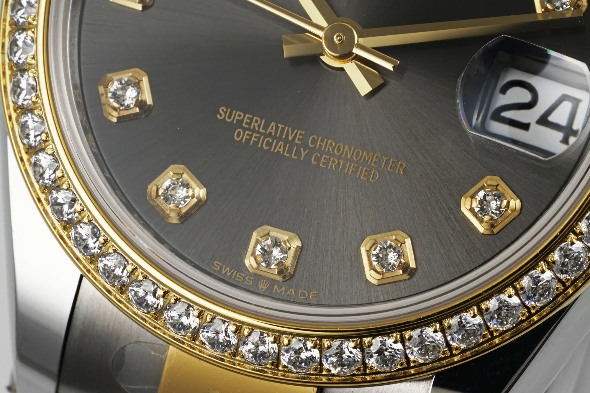 AR Factory Rolex Lady-Datejust 31mm Oystersteel and Yellow Gold Diamond Bezel Black Dial Luxury Women’s Watch Popular 194