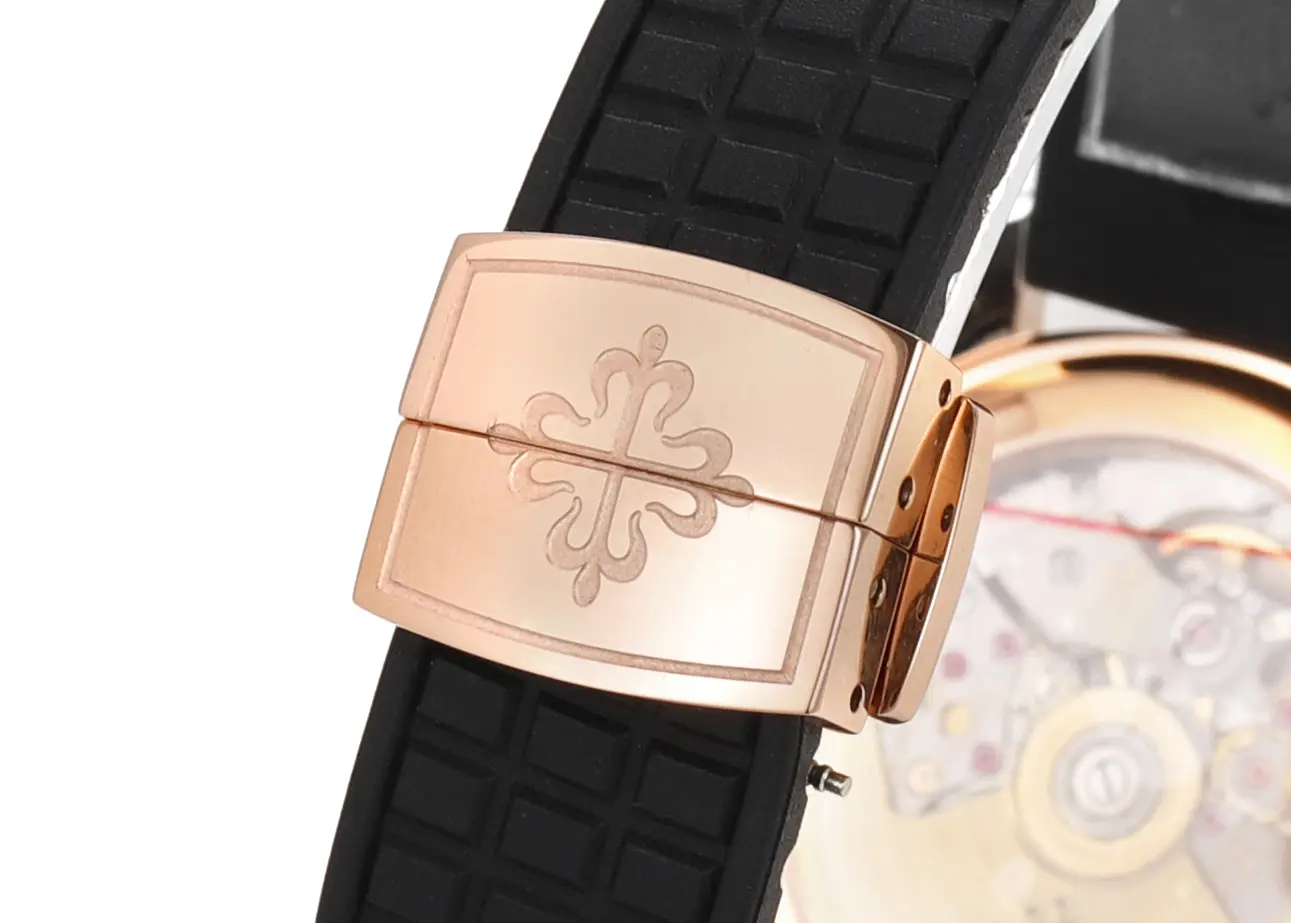MP Factory Patek Philippe Aquanaut Mechanical Watch Black Rubber – Super Clone Replica Edition Sporty 6788