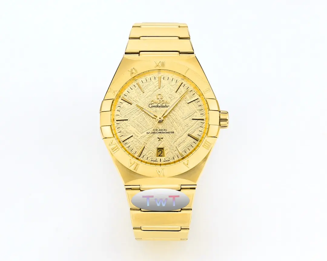 Minimalist OMEGA Constellation 41mm Gold Ceramic Watch –  VSF Watch Replica from Trusted Source 451