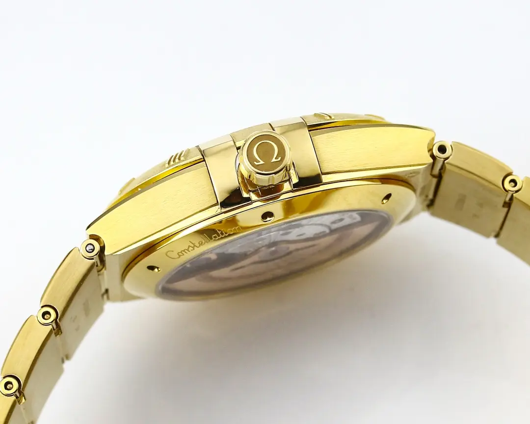 Minimalist OMEGA Constellation 41mm Gold Ceramic Watch –  VSF Watch Replica from Trusted Source 451