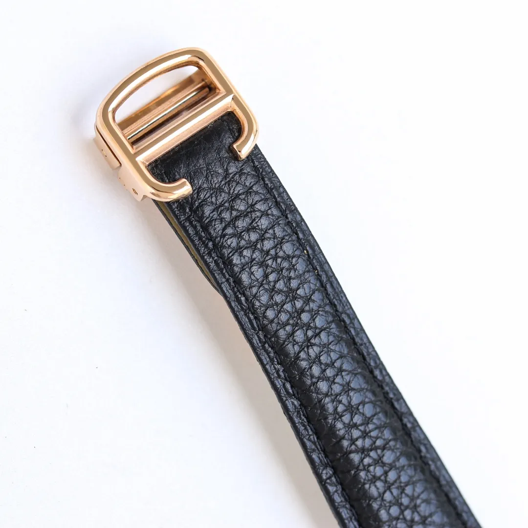 TechFriendly 3K Factory Cartier Tank MK3 Automatic Watch Rose Gold Black Leather – Top Quality Replica Watch 2760