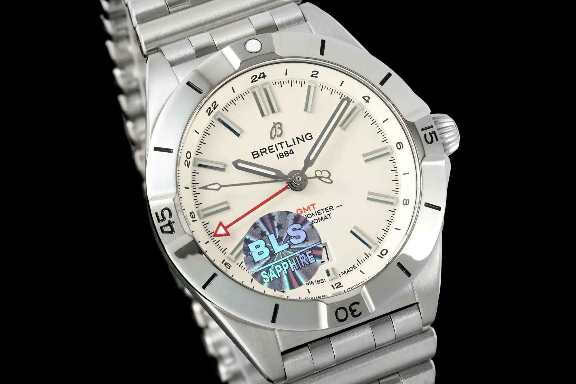 Effortless BLS Factory Breitling Superocean Heritage Silver Stainless Steel Men’s Dive Watch with White Dial 2658