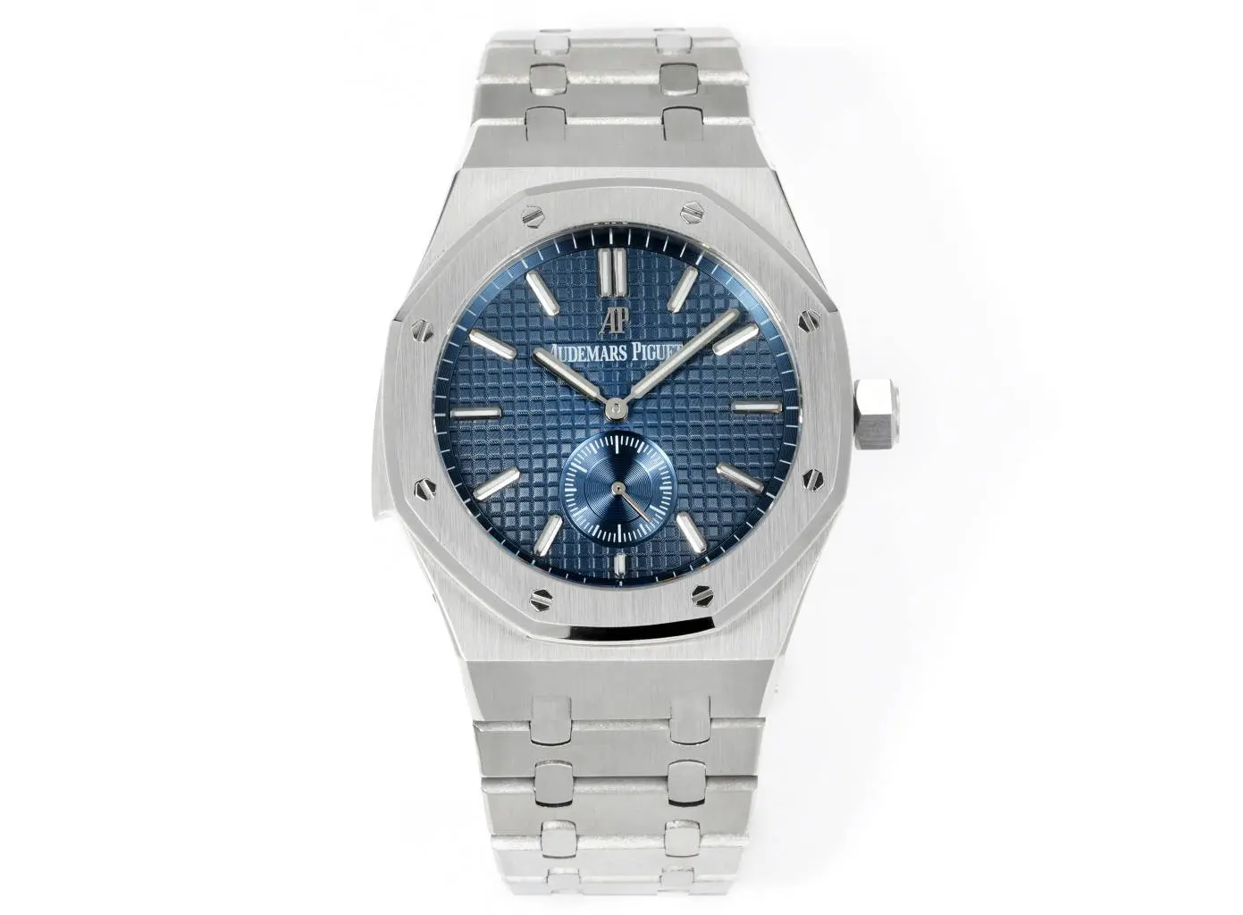 TWA Factory Audemars Piguet Royal Oak 26591IP Blue Dial Steel Super Clone Replica Watch Premium 7815