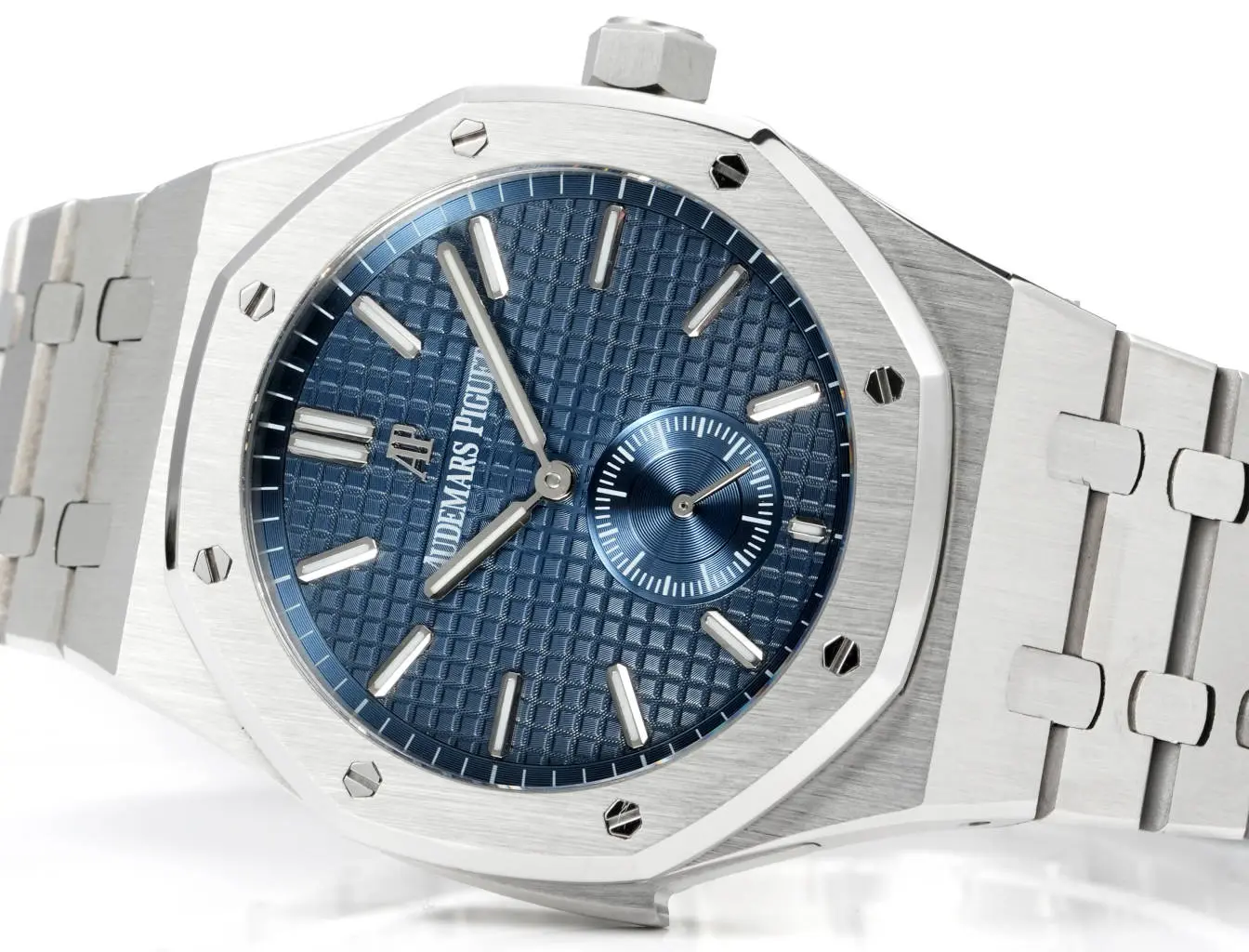 TWA Factory Audemars Piguet Royal Oak 26591IP Blue Dial Steel Super Clone Replica Watch Premium 7815