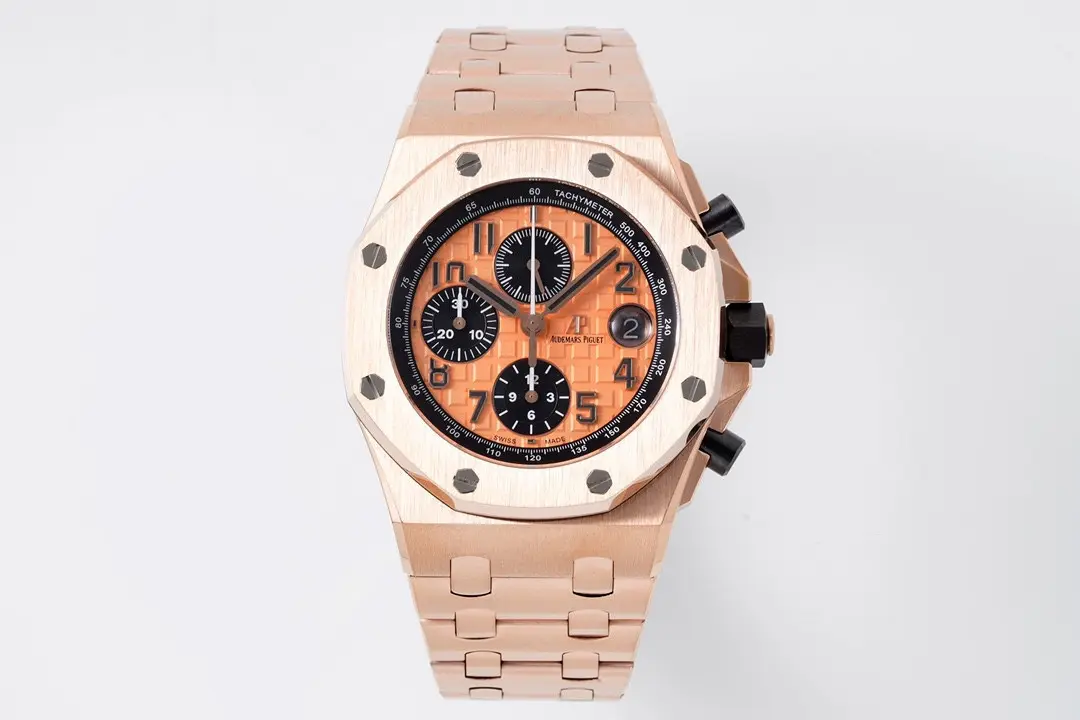 WellDesigned OM Factory Audemars Piguet Royal Oak Offshore Rose Gold Chronograph – Super Clone Watch 6882