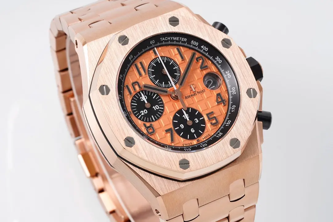 WellDesigned BF Factory Audemars Piguet Royal Oak Offshore Rose Gold Chronograph – Super Clone Watch 4729