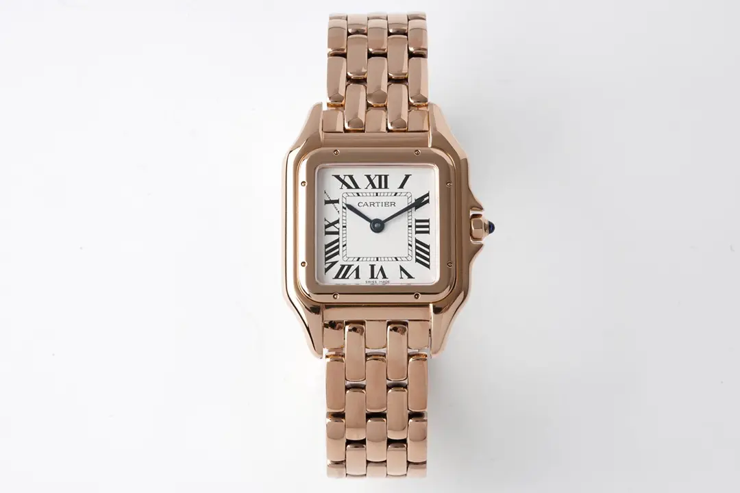 3K Factory Cartier Panthere de Cartier 27x37mm Rose Gold Watch – Top Fake Cartier Watch Sophisticated 5202